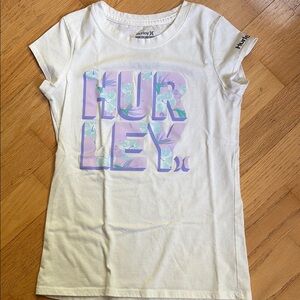 Hurley White Graphic Tee